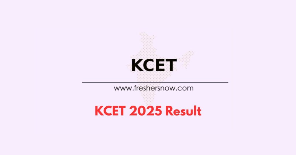 KCET 2025 Result